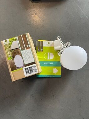 Smart & Green LED Table Light Changes Colors NEW Egg Shape Light